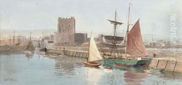 Donaghadee; And Carrickfergus Oil Painting by Joseph Carey Carey