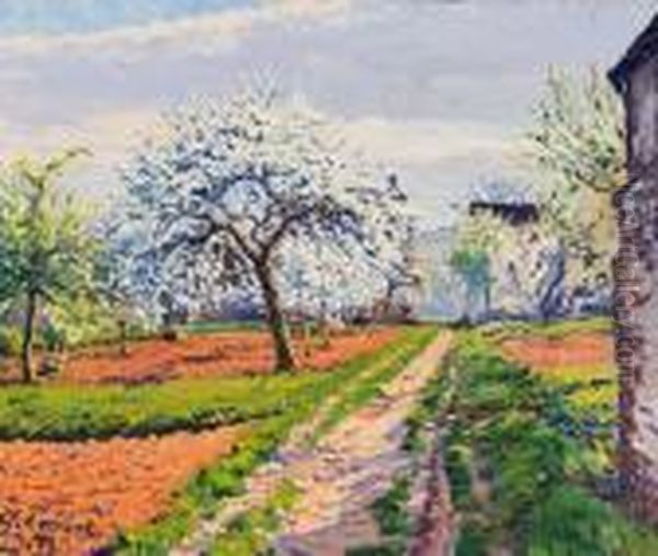 Printemps Oil Painting by Gustave Cariot