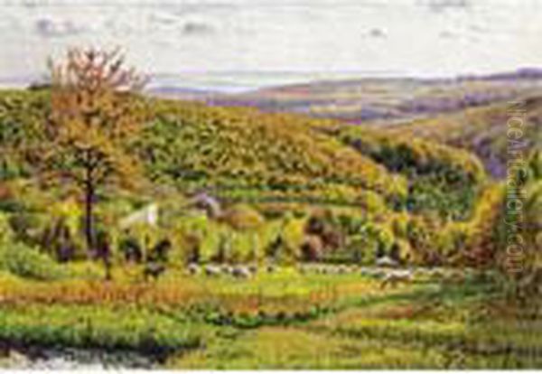 Paysage by Gustave Cariot