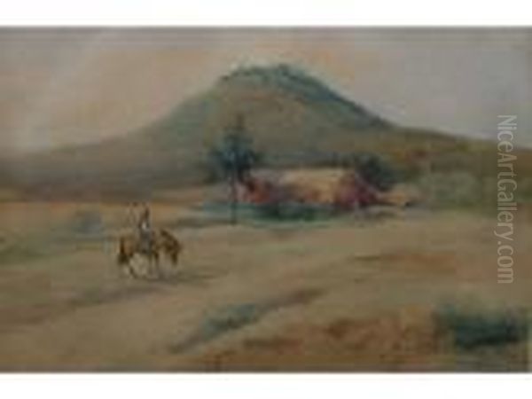 Campagna Romana Oil Painting by Onorato Carlandi