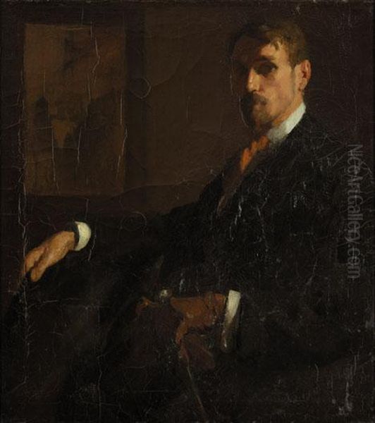 Portrait Of A Gentleman Oil Painting by Arthur Beecher Carles