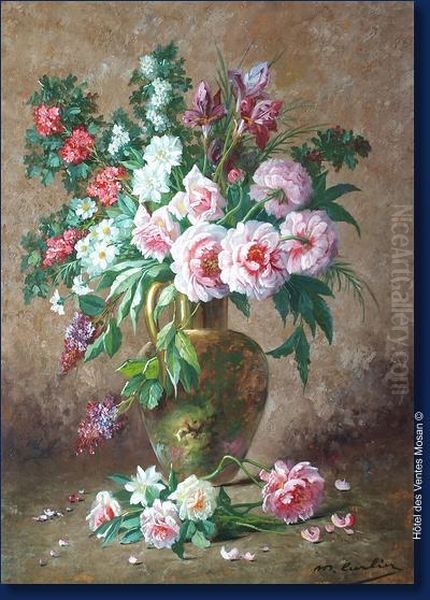 Bouquet Defleurs Oil Painting by Max Carlier