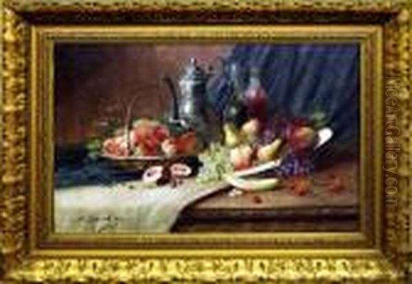 [nature Morte Aux Fruits] Oil Painting by Max Carlier