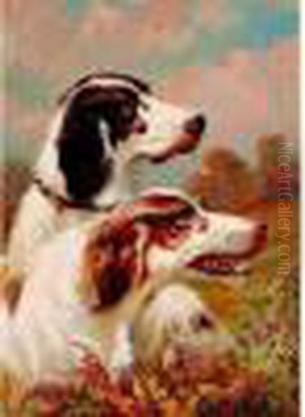 Les Chiens De Chasse Oil Painting by Max Carlier