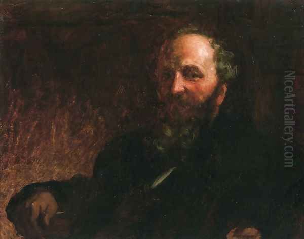 Portrait of James G. Wilson Oil Painting by Eastman Johnson