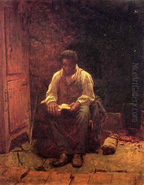 The Lord is My Shepherd Oil Painting by Eastman Johnson