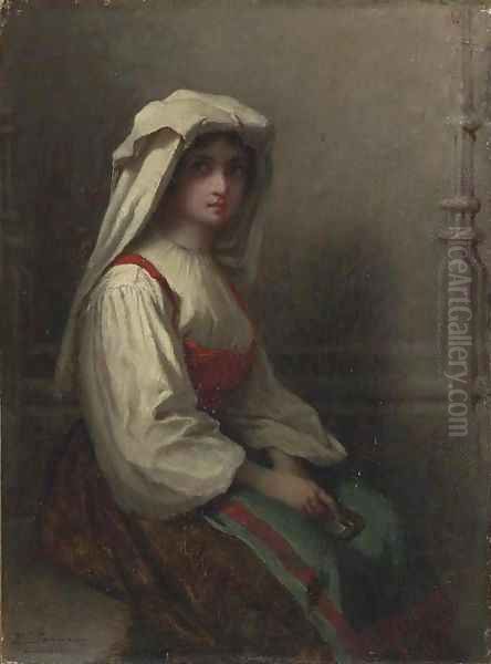 The Bohemian Girl Oil Painting by Eastman Johnson