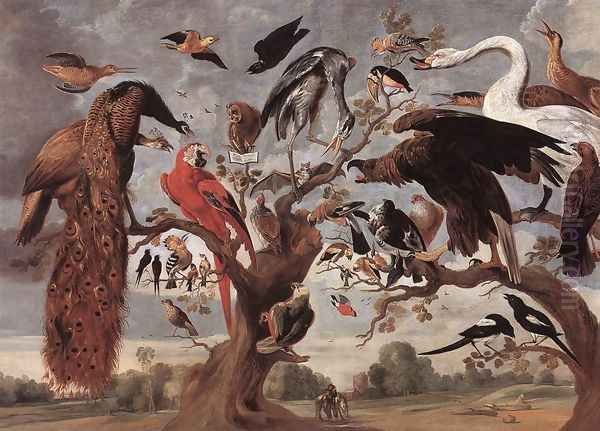 The Mockery Of The Owl Oil Painting by I Jan Van