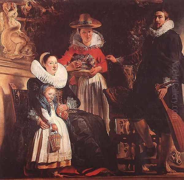 The Family Of The Artist Oil Painting by Jacob Jordaens