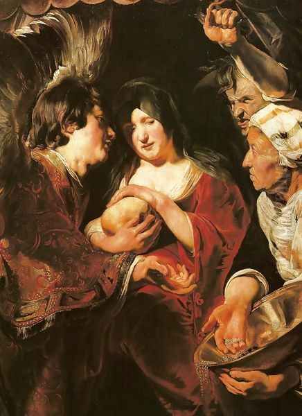 Temptation of the Magdalene Oil Painting by Jacob Jordaens