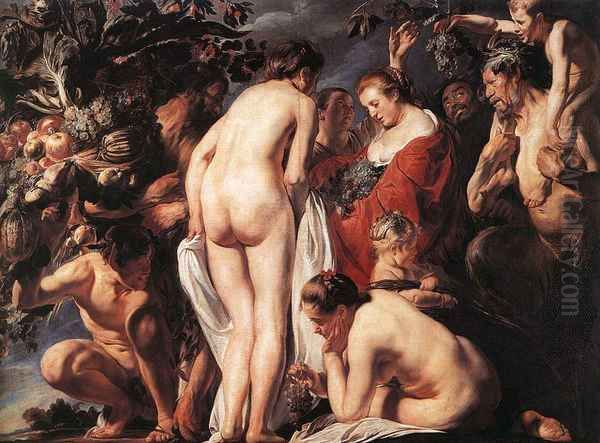 Allegory of Fertility I Oil Painting by Jacob Jordaens