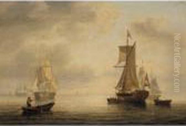 The Lost Oar Oil Painting by John Wilson Carmichael