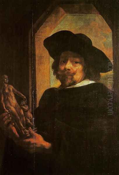 Self-Portrait Oil Painting by Jacob Jordaens