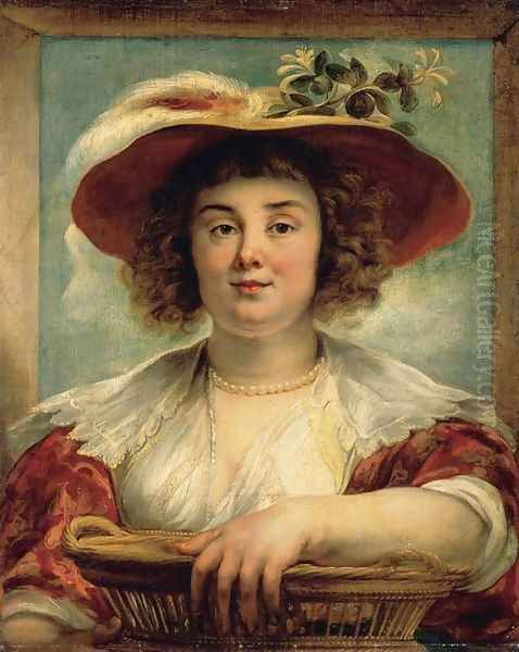 Portrait of the Artist's Daughter Elizabeth Oil Painting by Jacob Jordaens