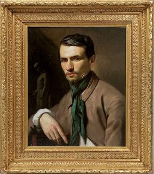 Autoportrait Oil Painting by Jean-Baptiste Carpeaux