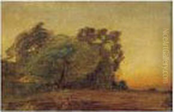 Paysage, Matin Oil Painting by Jean-Baptiste Carpeaux