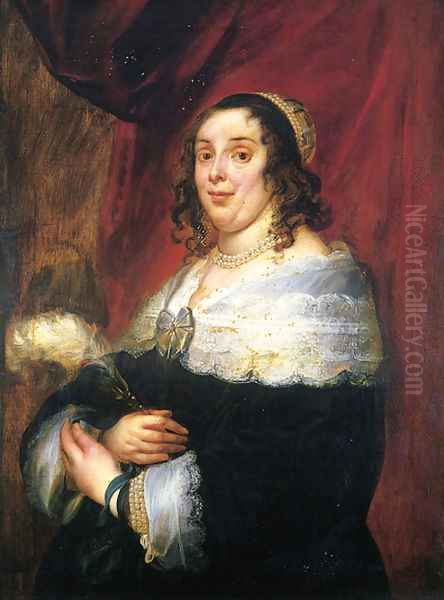 Portrait of a lady Oil Painting by Jacob Jordaens