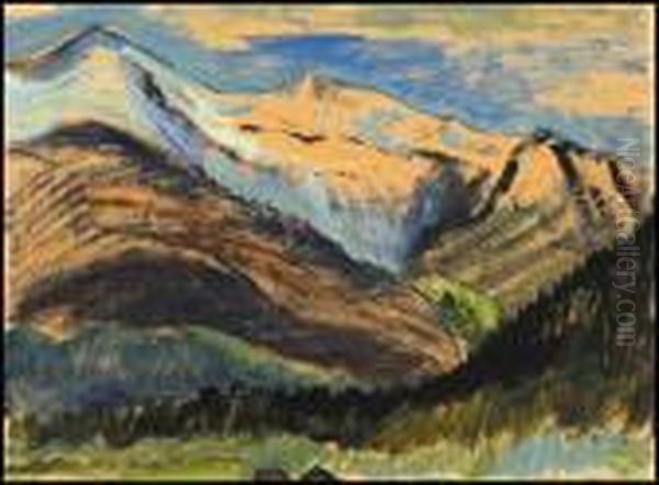 Lillooet, British Columbia Oil Painting by Emily M. Carr