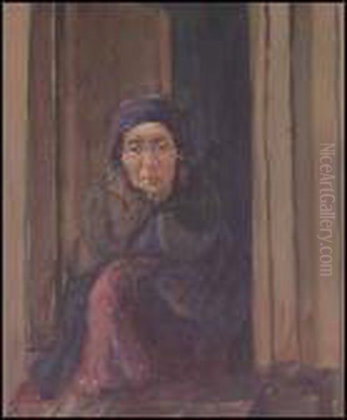 Sara Oil Painting by Emily M. Carr