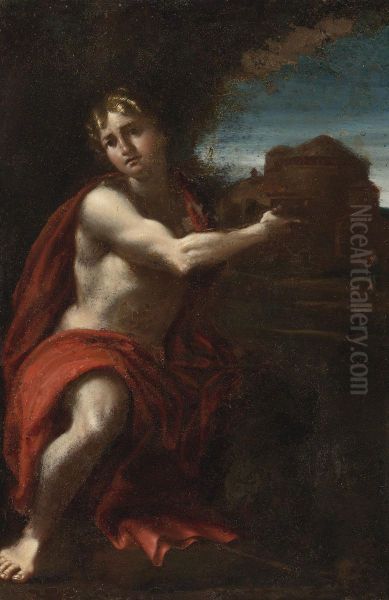 Saint John The Baptist Oil Painting by Annibale Carracci