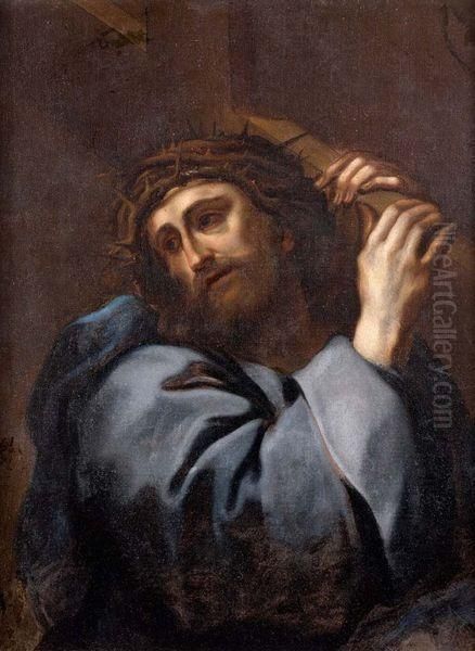 Le Christ Portant Sa Croix Oil Painting by Annibale Carracci