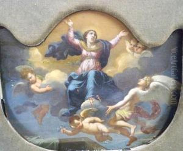 The Assumption Of Thevirgin Oil Painting by Annibale Carracci