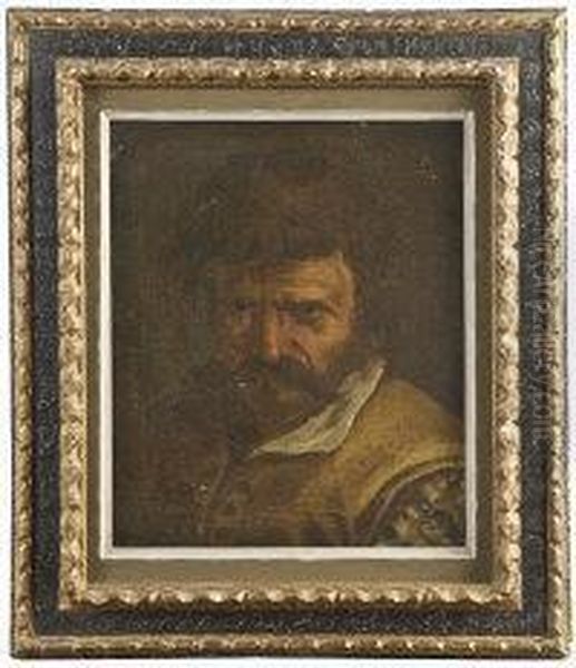 Portrait Of A Man In A Yellow Doublet Oil Painting by Annibale Carracci