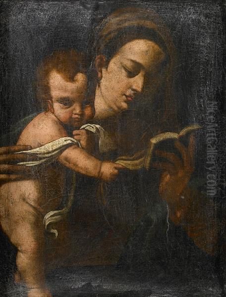 The Madonna And Christ Child Oil Painting by Annibale Carracci