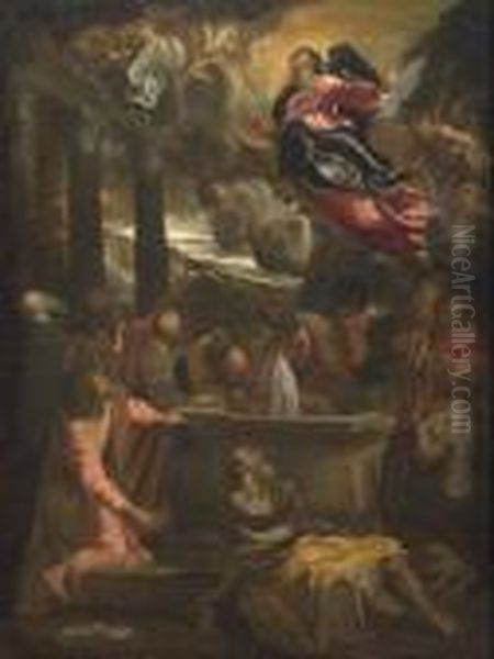 Assunzione Della Vergine Oil Painting by Annibale Carracci