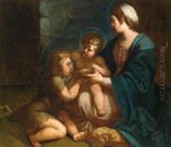 Madonna Della Scodella Oil Painting by Annibale Carracci