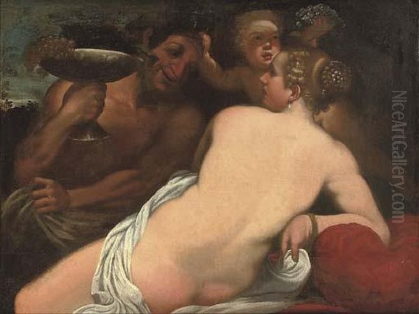 La Baccante Oil Painting by Annibale Carracci