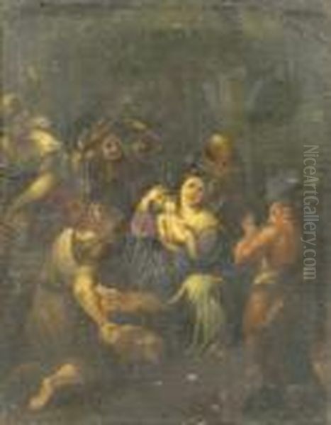 The Adoration Of The Shepherds Oil Painting by Annibale Carracci