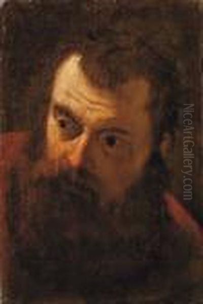 Autoritratto Istoriato Oil Painting by Annibale Carracci