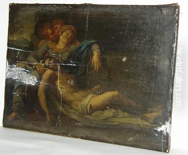 Pieta Oil Painting by Annibale Carracci