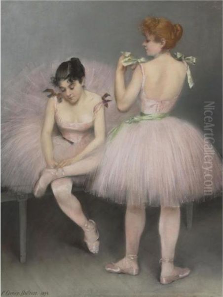 Les Danseuses Oil Painting by Pierre Carrier-Belleuse