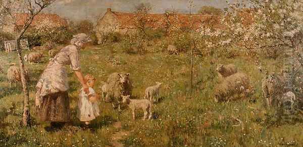 In the Springtime Oil Painting by Frederick William Jackson