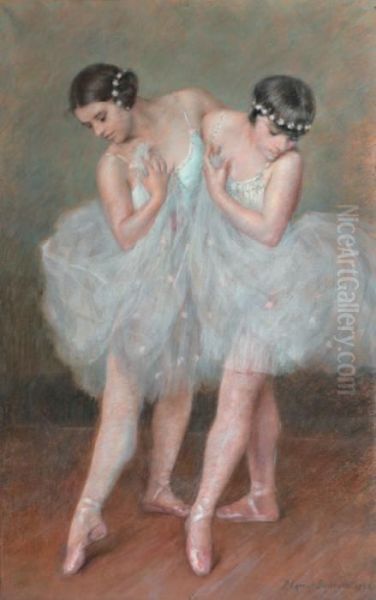 Danseuses Oil Painting by Pierre Carrier-Belleuse