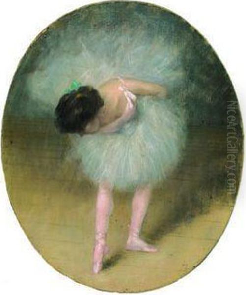 Une Danseuse Oil Painting by Pierre Carrier-Belleuse