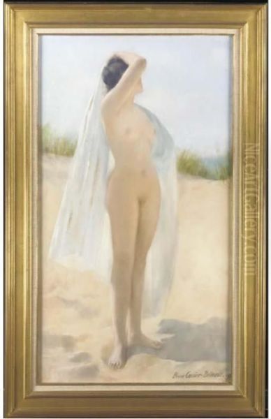 Apres Le Bain Oil Painting by Pierre Carrier-Belleuse