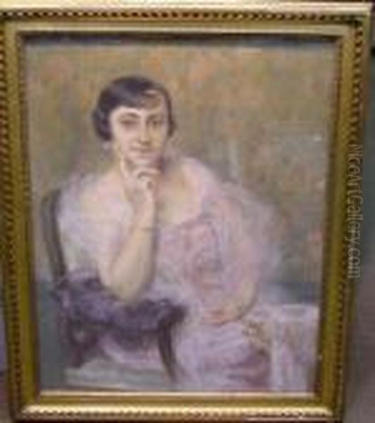 Portrait Of A Woman Oil Painting by Pierre Carrier-Belleuse