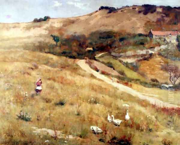 In Summertime Oil Painting by Frederick William Jackson