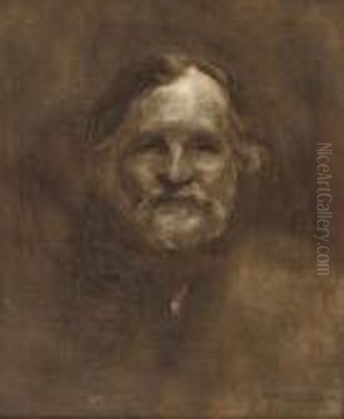 Dr. Metchnikoff Oil Painting by Eugene Carriere