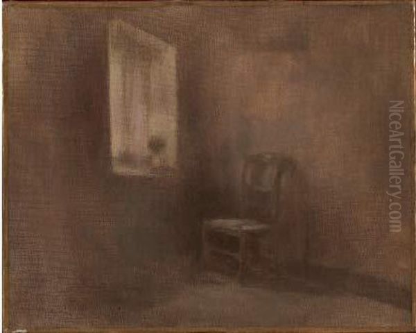 Chaise Pres D'une Fenetre Oil Painting by Eugene Carriere