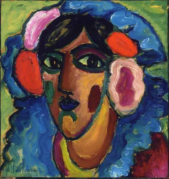 Infantin Oil Painting by Alexei Jawlensky