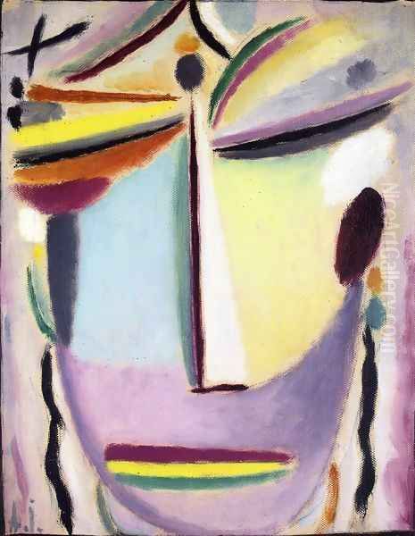 Heros (Illuminating) Oil Painting by Alexei Jawlensky