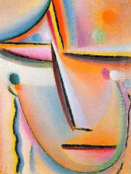 The Prayer Oil Painting by Alexei Jawlensky