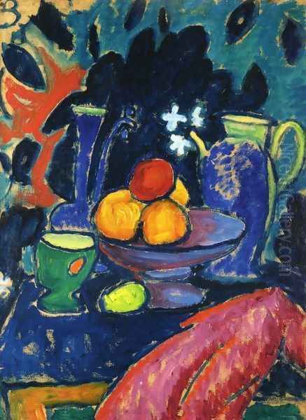 Still Life with Jug Oil Painting by Alexei Jawlensky