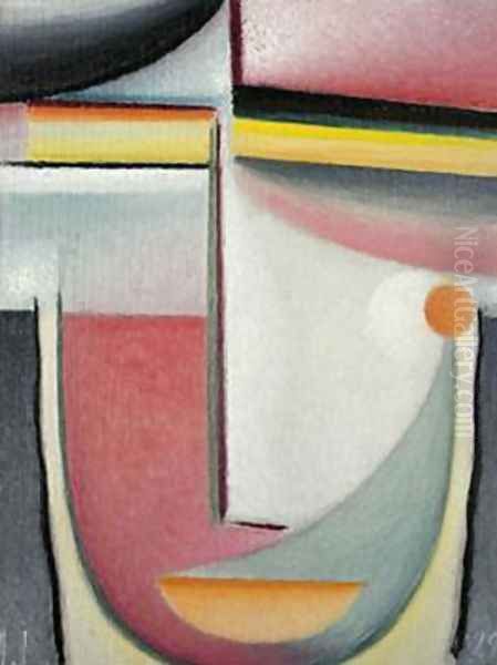 Symphony in Pink Oil Painting by Alexei Jawlensky