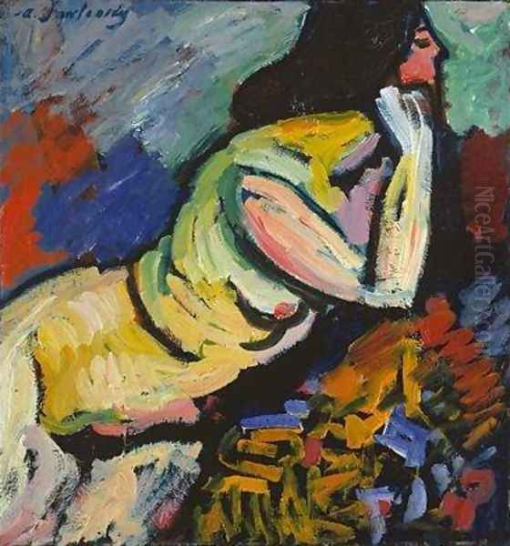 Nude Oil Painting by Alexei Jawlensky