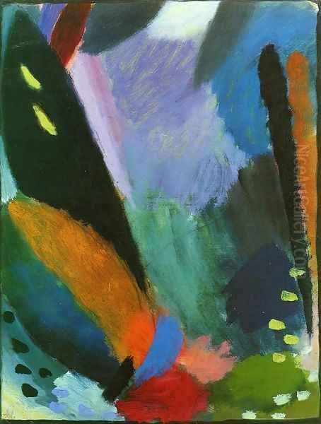 Depth of Feeling 1918 Oil Painting by Alexei Jawlensky